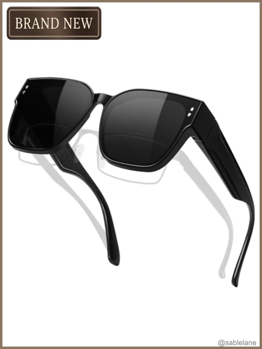 Polarized UV400 Fit Over Sunglasses TR90 Oversized Unisex